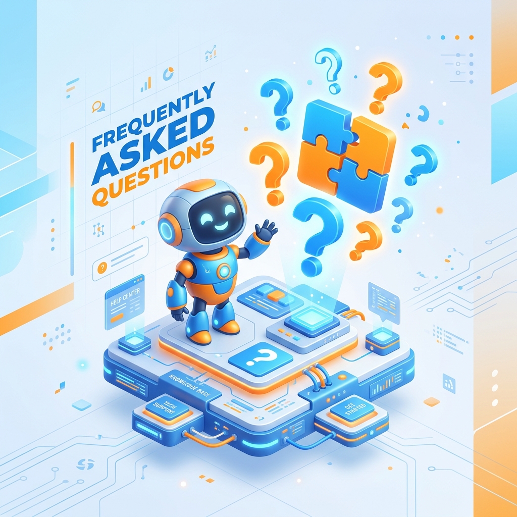 Frequently Asked Questions Illustration